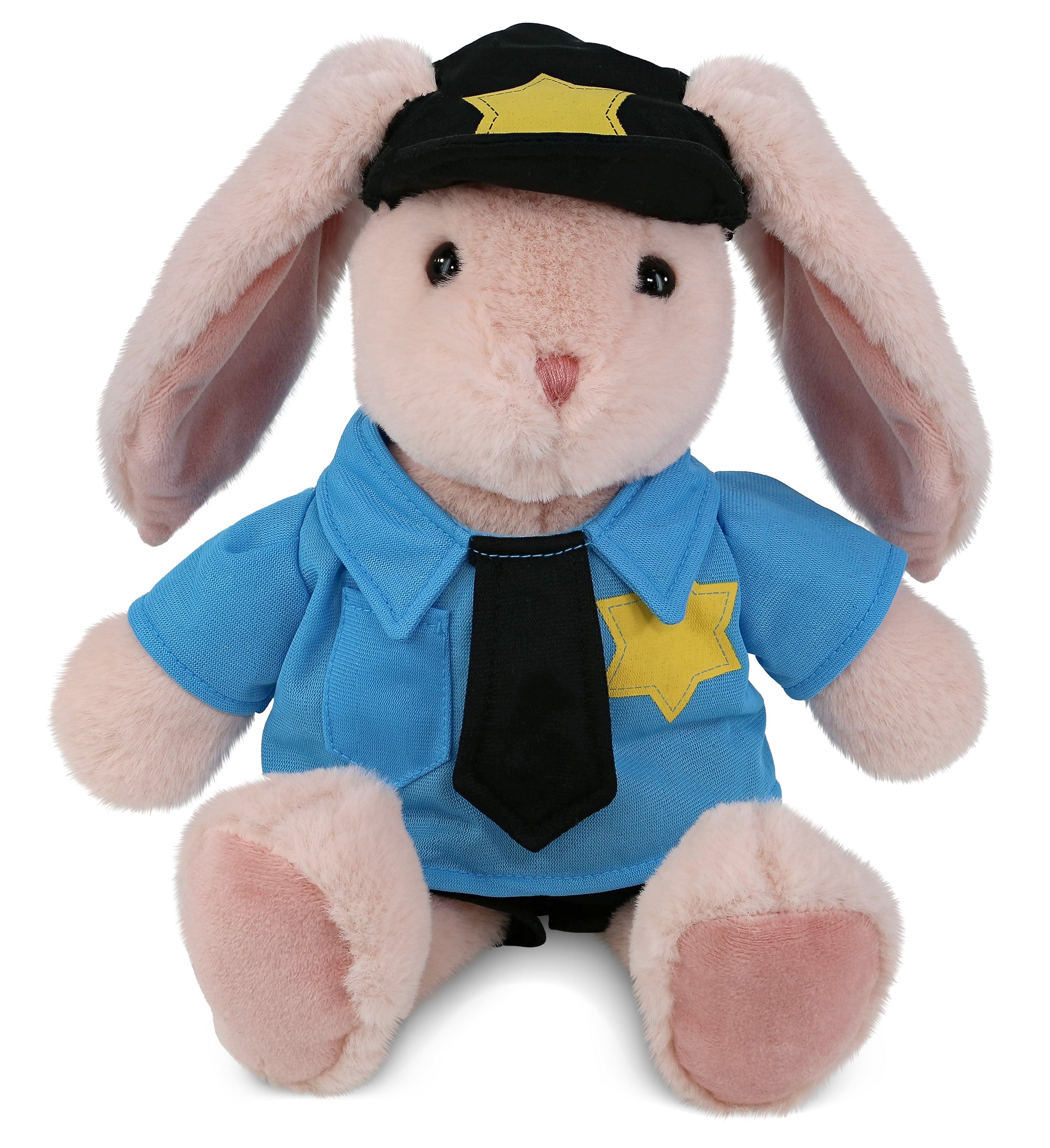 PLUSH POLICE - SUPER-SOFT PLUSH - BABY PINK RABBIT 8"