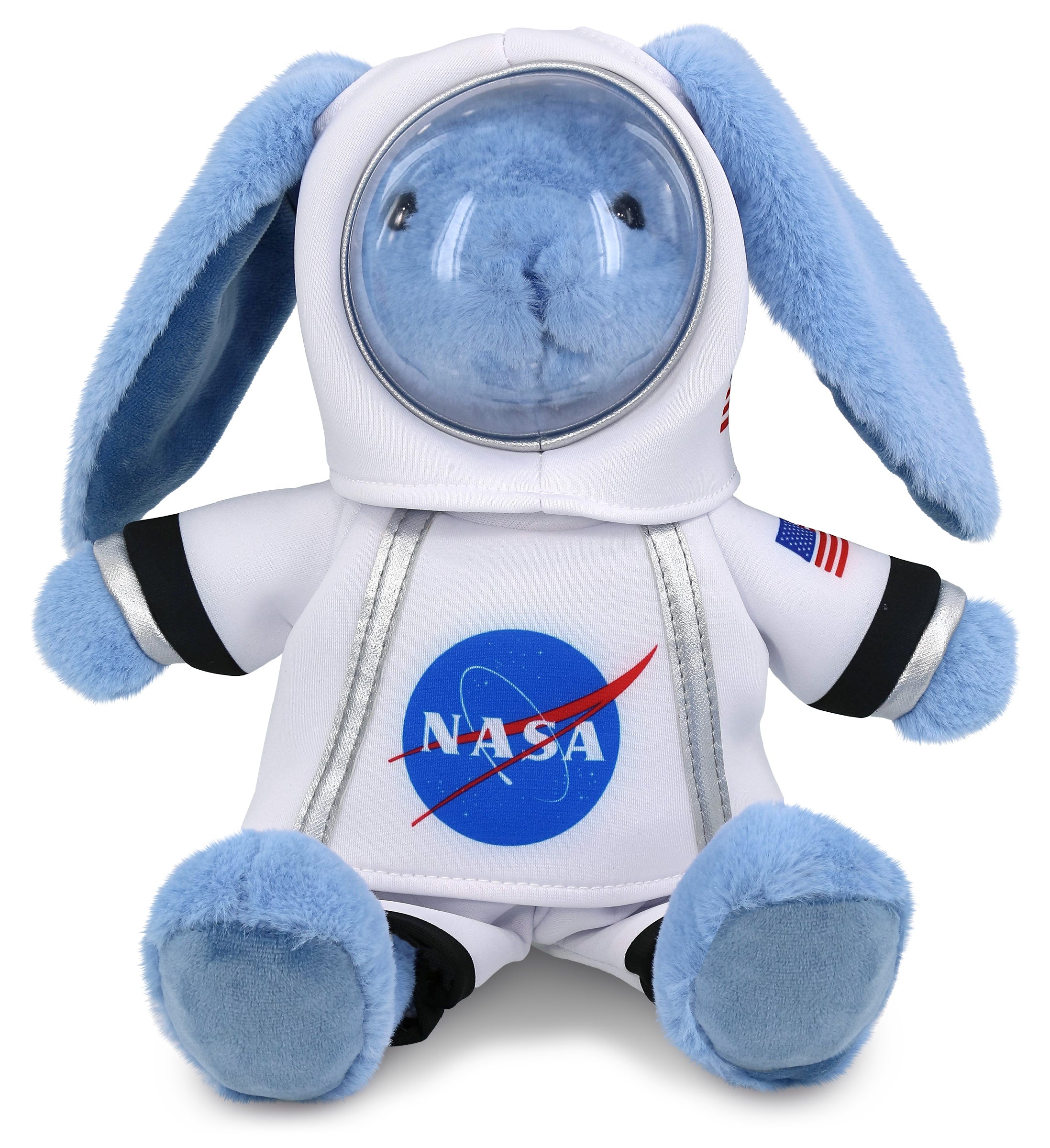PLUSH ASTRONAUT - SUPER-SOFT PLUSH - BABY BLUE RABBIT 8"