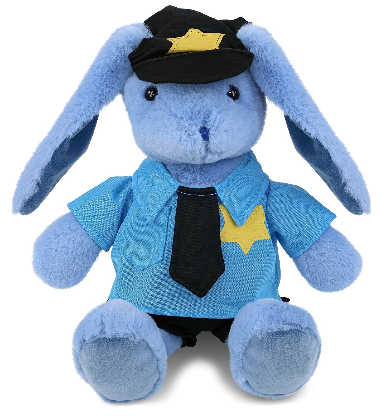 PLUSH POLICE - SUPER-SOFT PLUSH - BABY BLUE RABBIT 8"