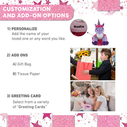SUPER-SOFT PLUSH - PURPLE UNICORN 9" BALLERINA