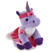 SUPER-SOFT PLUSH - PURPLE UNICORN 9" BALLERINA