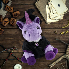 SUPER-SOFT PLUSH - PURPLE UNICORN 9" WITCH