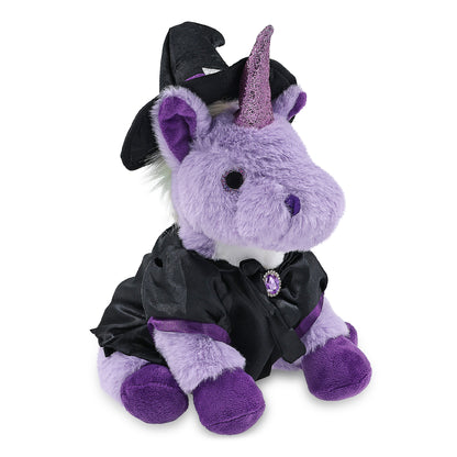 SUPER-SOFT PLUSH - PURPLE UNICORN 9" WITCH