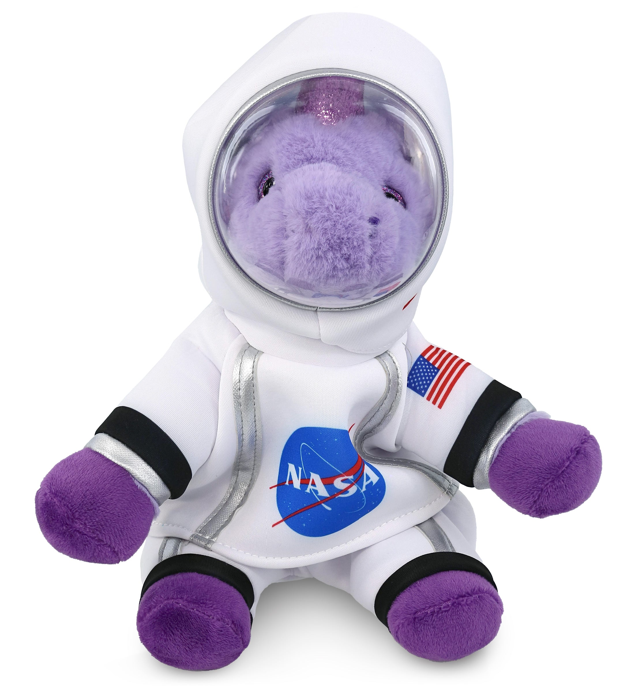 PLUSH ASTRONAUT - SUPER-SOFT PLUSH - PURPLE UNICORN 9"