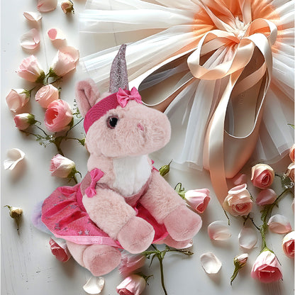 SUPER-SOFT PLUSH - PINK UNICORN 9" BALLERINA