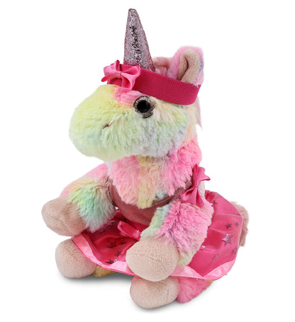 SUPER-SOFT PLUSH - RAINBOW UNICORN 9" Ballerina