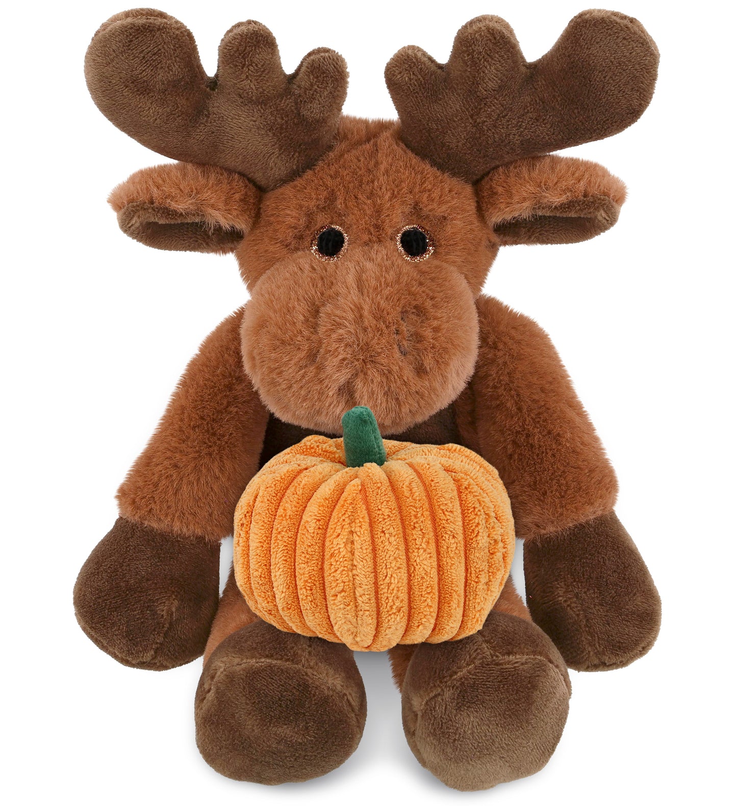 PLUSH PUMPKIN - SUPER-SOFT PLUSH - LONG LEG MOOSE 10.5"