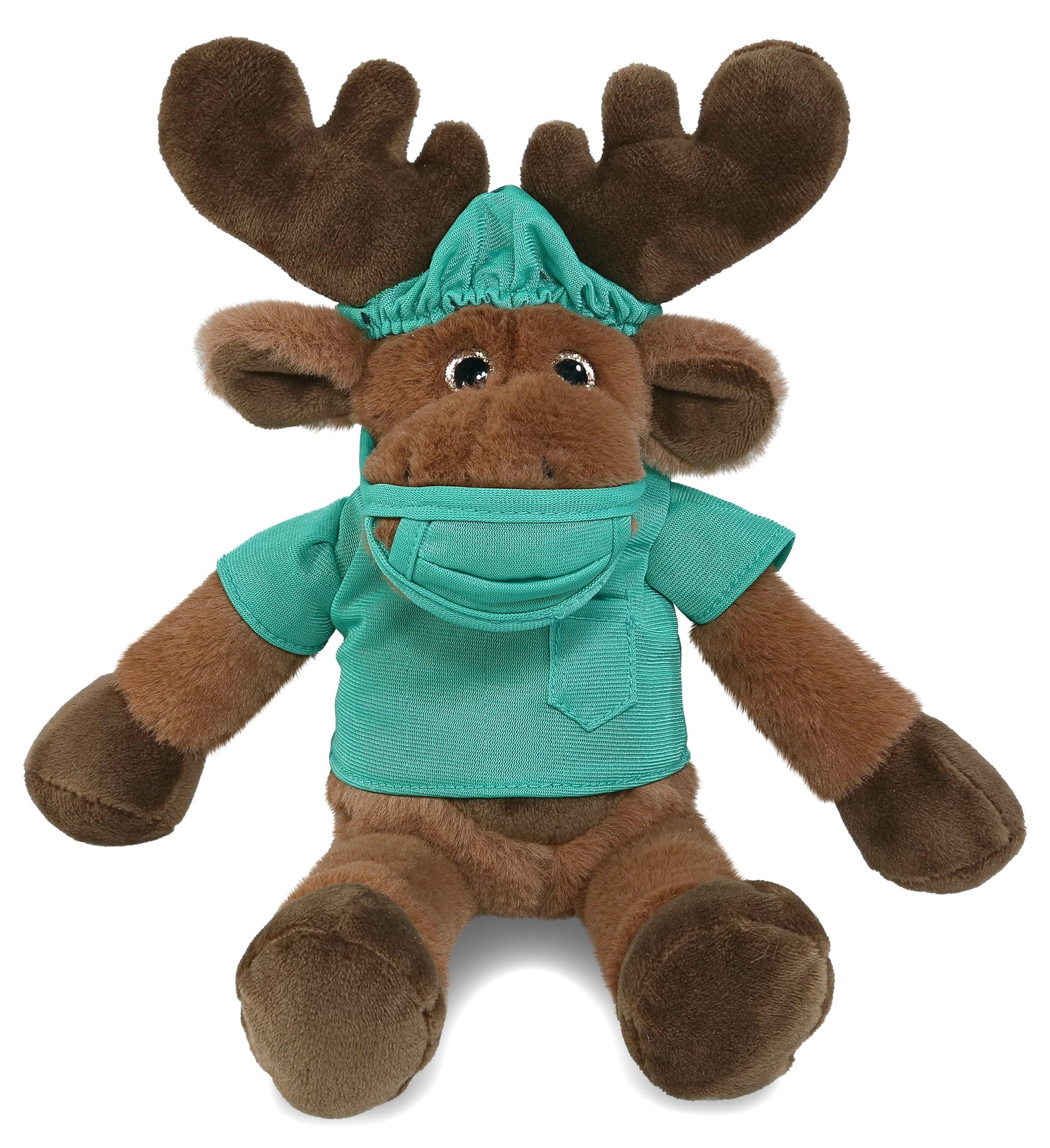 PLUSH DOCTOR - SUPER-SOFT PLUSH - LONG LEG MOOSE 10.5"