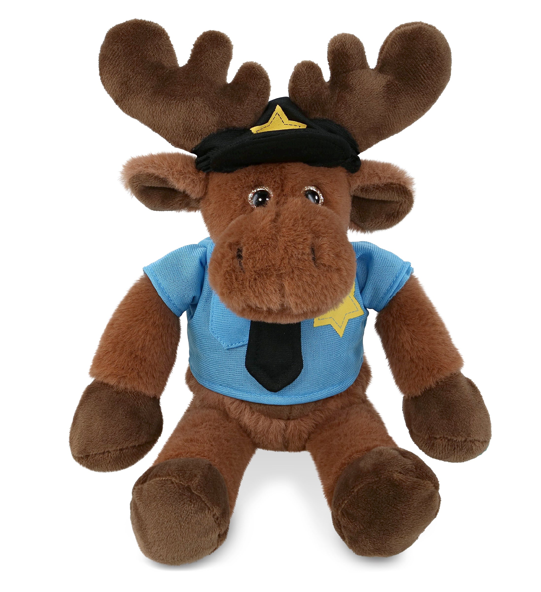 PLUSH POLICE - SUPER-SOFT PLUSH - LONG LEG MOOSE 10.5"