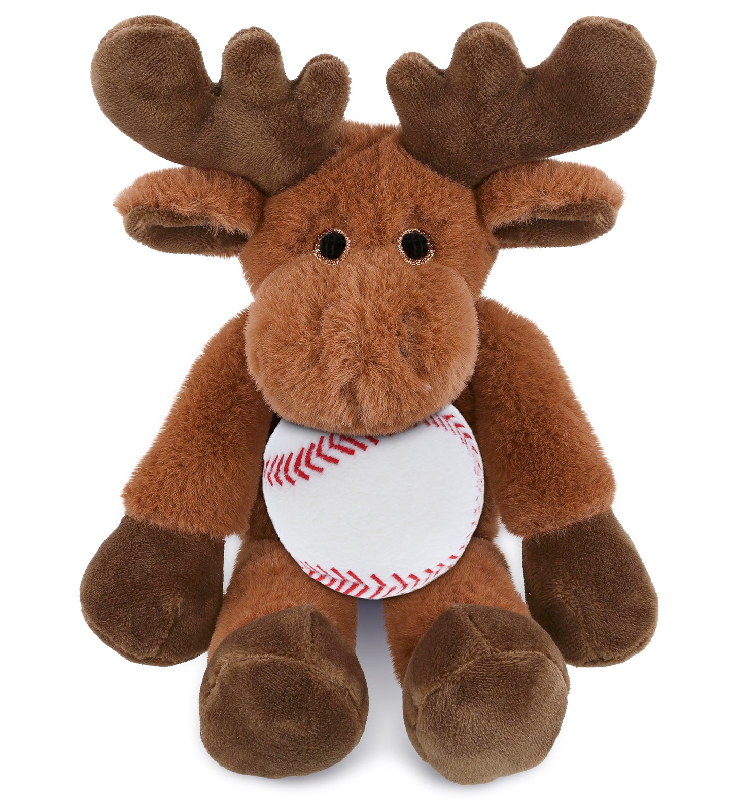 PLUSH BASEBALL - SUPER-SOFT PLUSH - LONG LEG MOOSE 10.5"