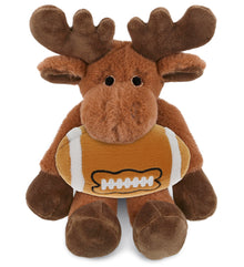 SUPER-SOFT PLUSH - LONG LEG MOOSE 10.5" WITH FOOTBALL PLUSH