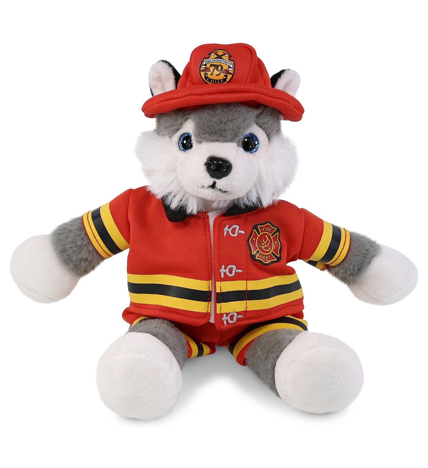 PLUSH FIREMAN - SUPER-SOFT PLUSH - LONG LEG HUSKY 10.5"