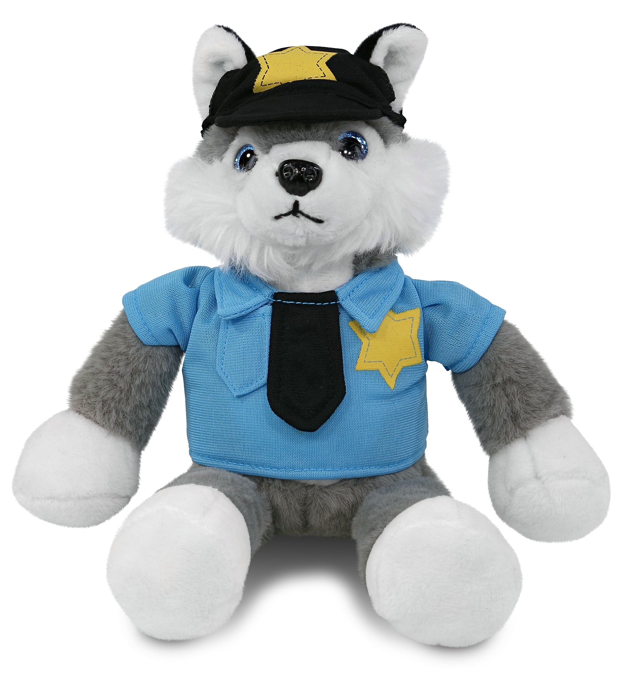 PLUSH POLICE - SUPER-SOFT PLUSH - LONG LEG HUSKY 10.5"