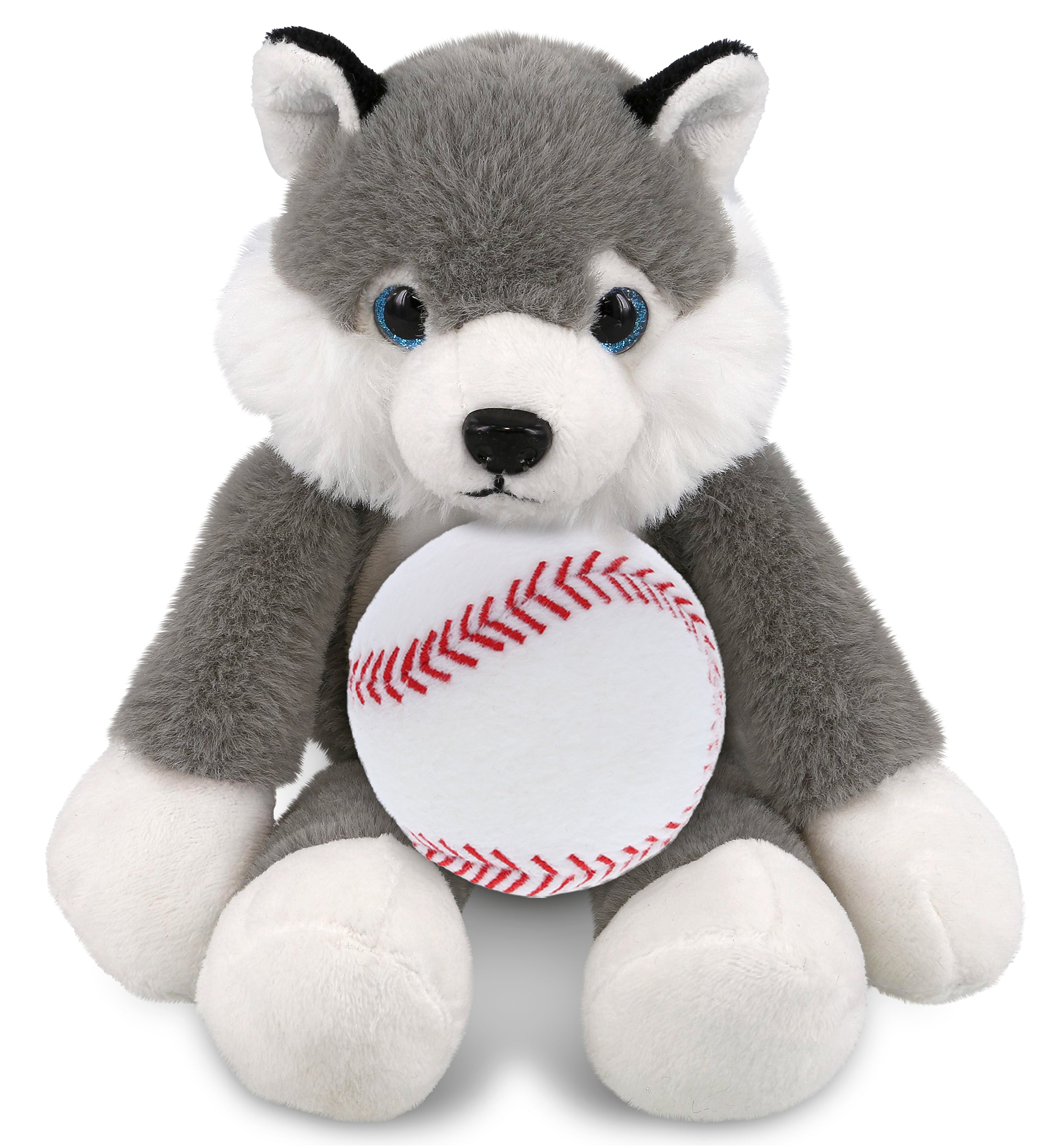 PLUSH BASEBALL - SUPER-SOFT PLUSH - LONG LEG HUSKY 10.5"