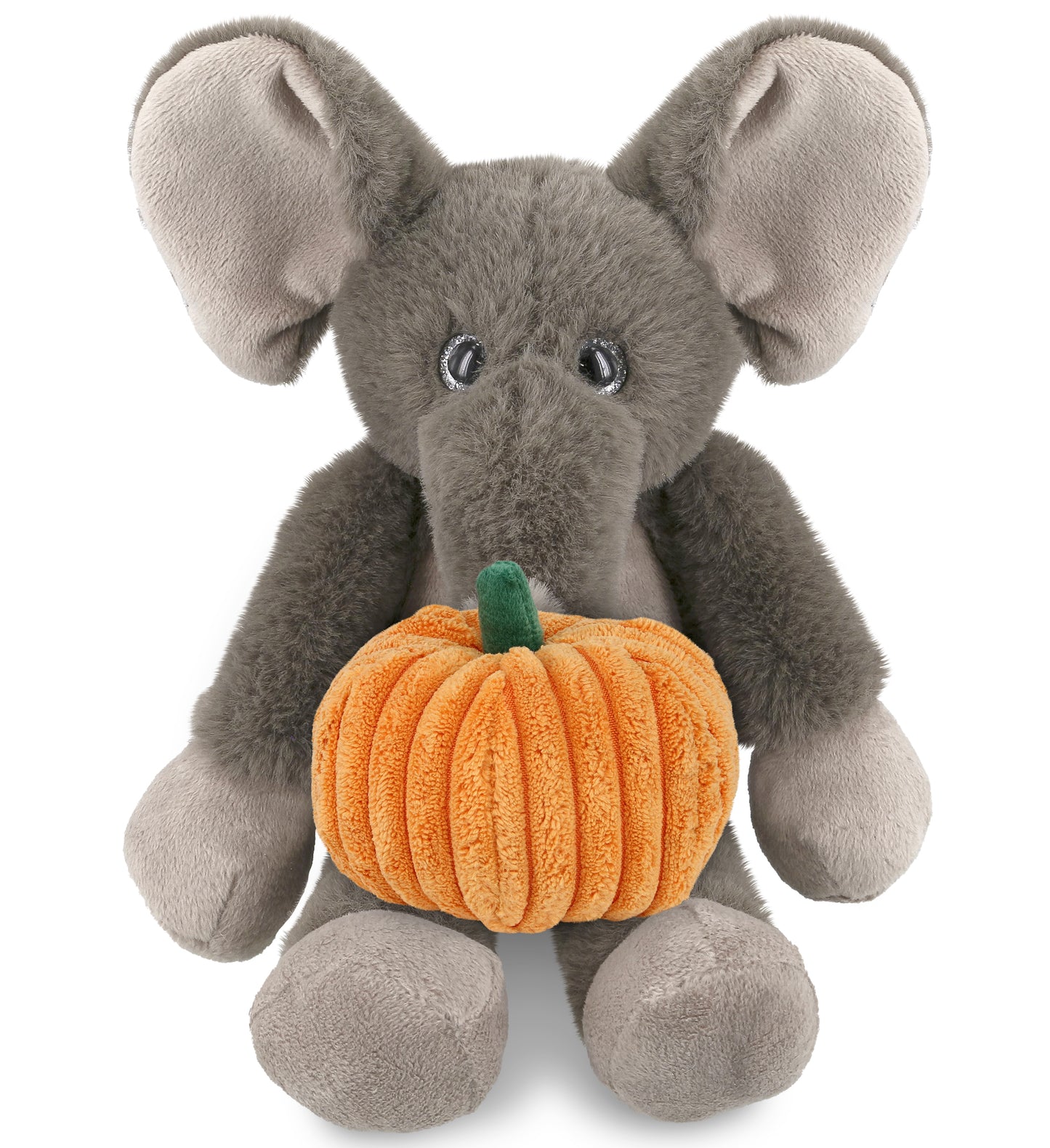 PLUSH PUMPKIN - SUPER-SOFT PLUSH - LONG LEG ELEPHANT 10.5"