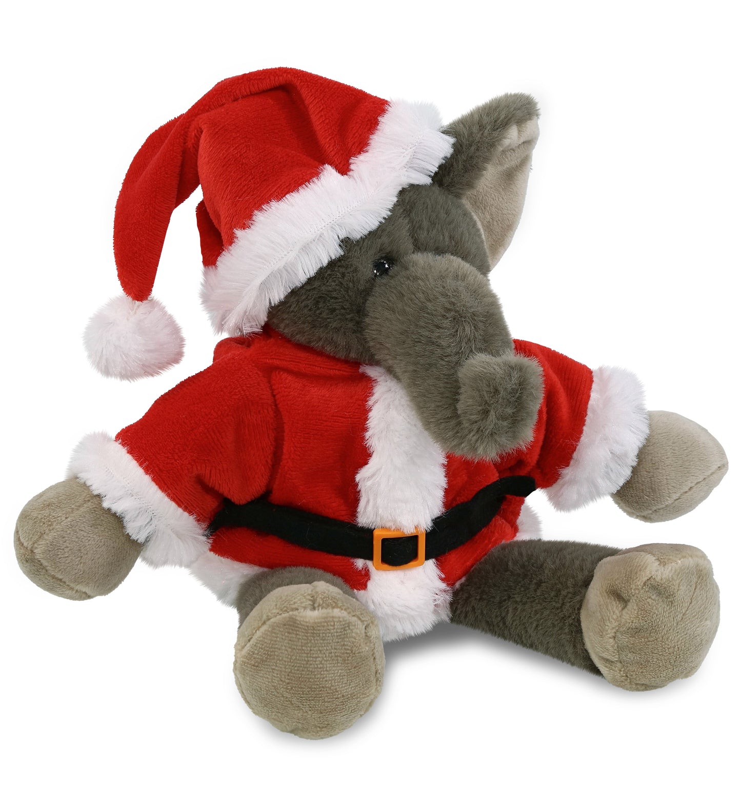 PLUSH SANTA - SUPER-SOFT PLUSH - LONG LEG ELEPHANT 10.5"