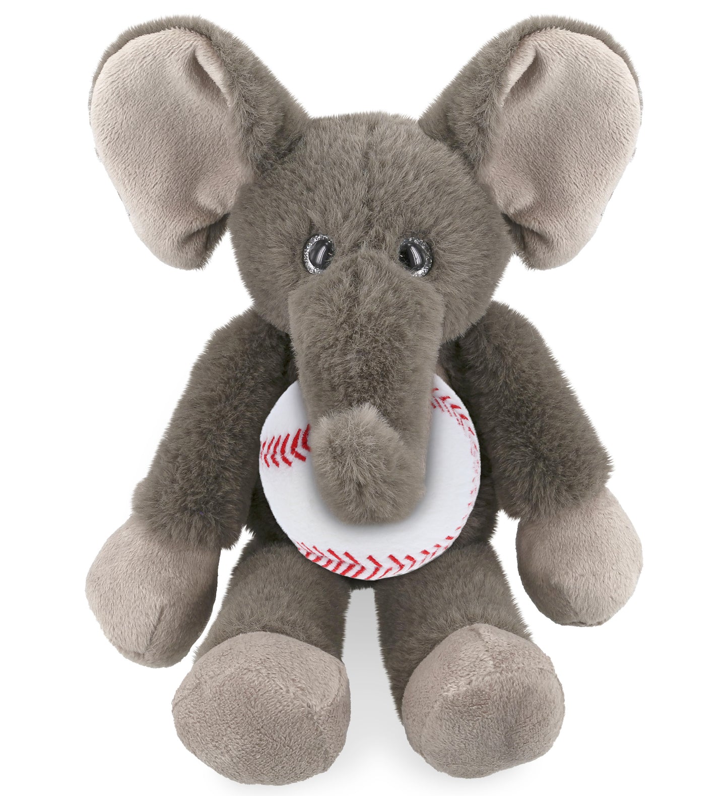 PLUSH BASEBALL - SUPER-SOFT PLUSH - LONG LEG ELEPHANT 10.5"