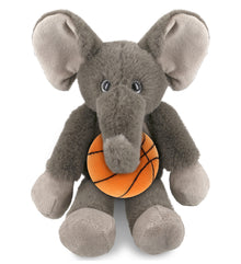PLUSH BASKETBALL - SUPER-SOFT PLUSH - LONG LEG ELEPHANT 10.5"