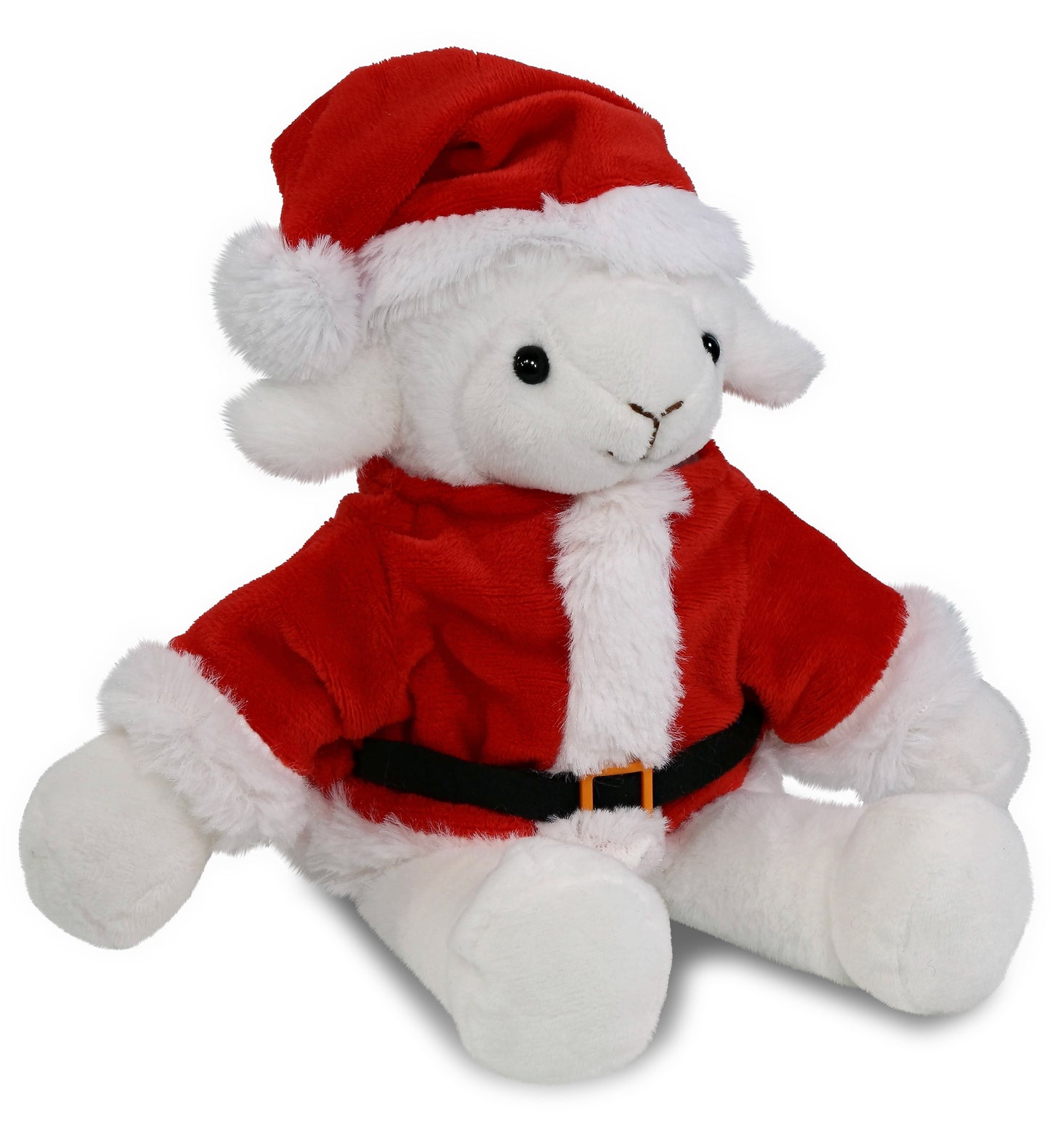 PLUSH SANTA - SUPER-SOFT PLUSH - LONG LEG LAMB 10.5"