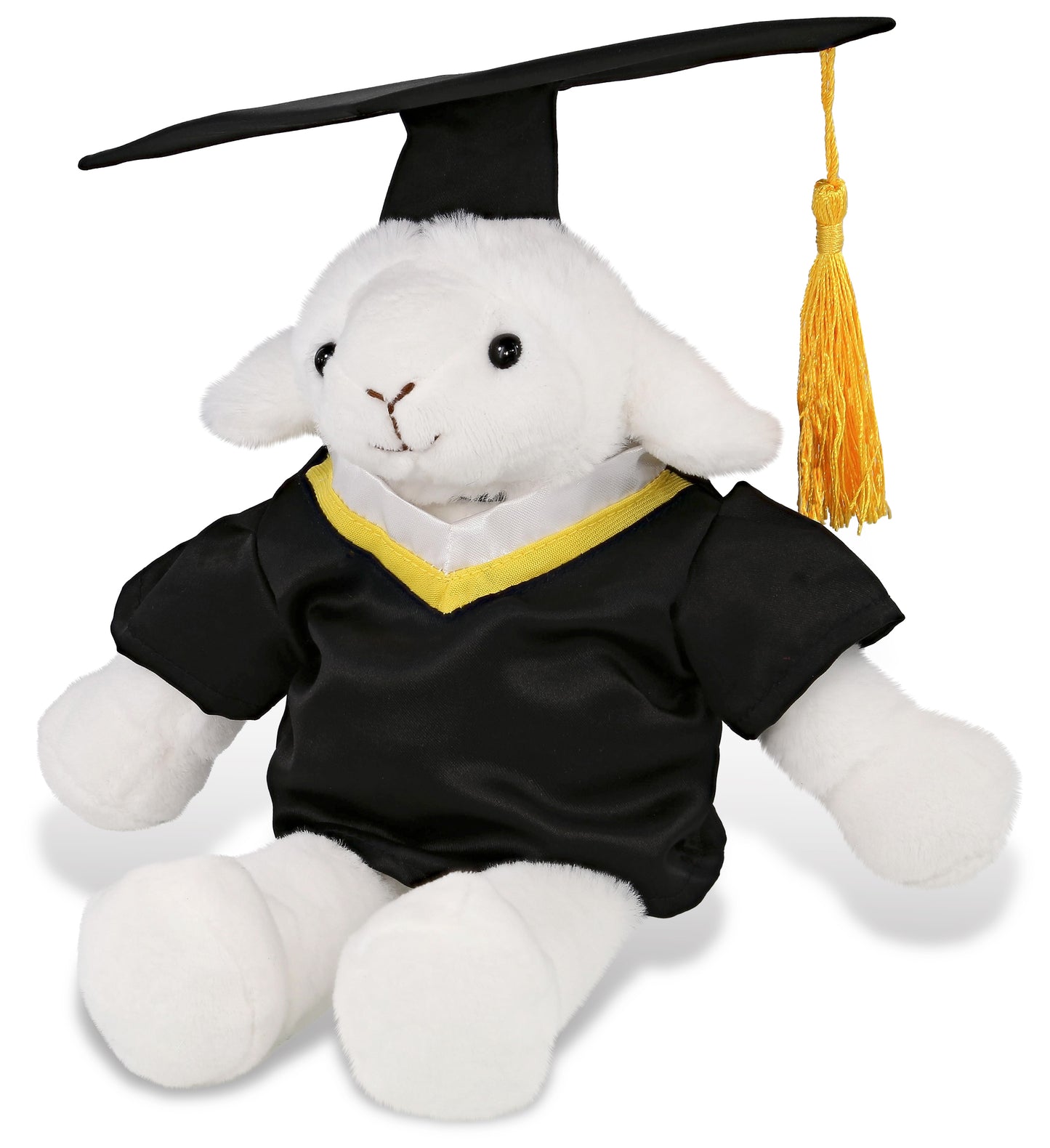 PLUSH GRADUATION - SUPER-SOFT PLUSH - LONG LEG LAMB 10.5"