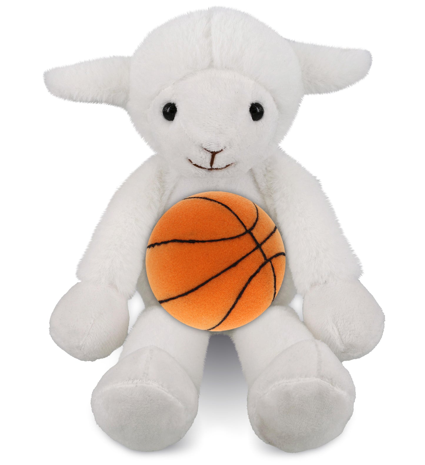 PLUSH BASKETBALL - SUPER-SOFT PLUSH - LONG LEG LAMB 10.5"