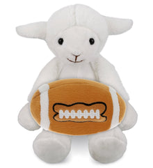 SUPER-SOFT PLUSH - LONG LEG LAMB 10.5" WITH FOOTBALL PLUSH