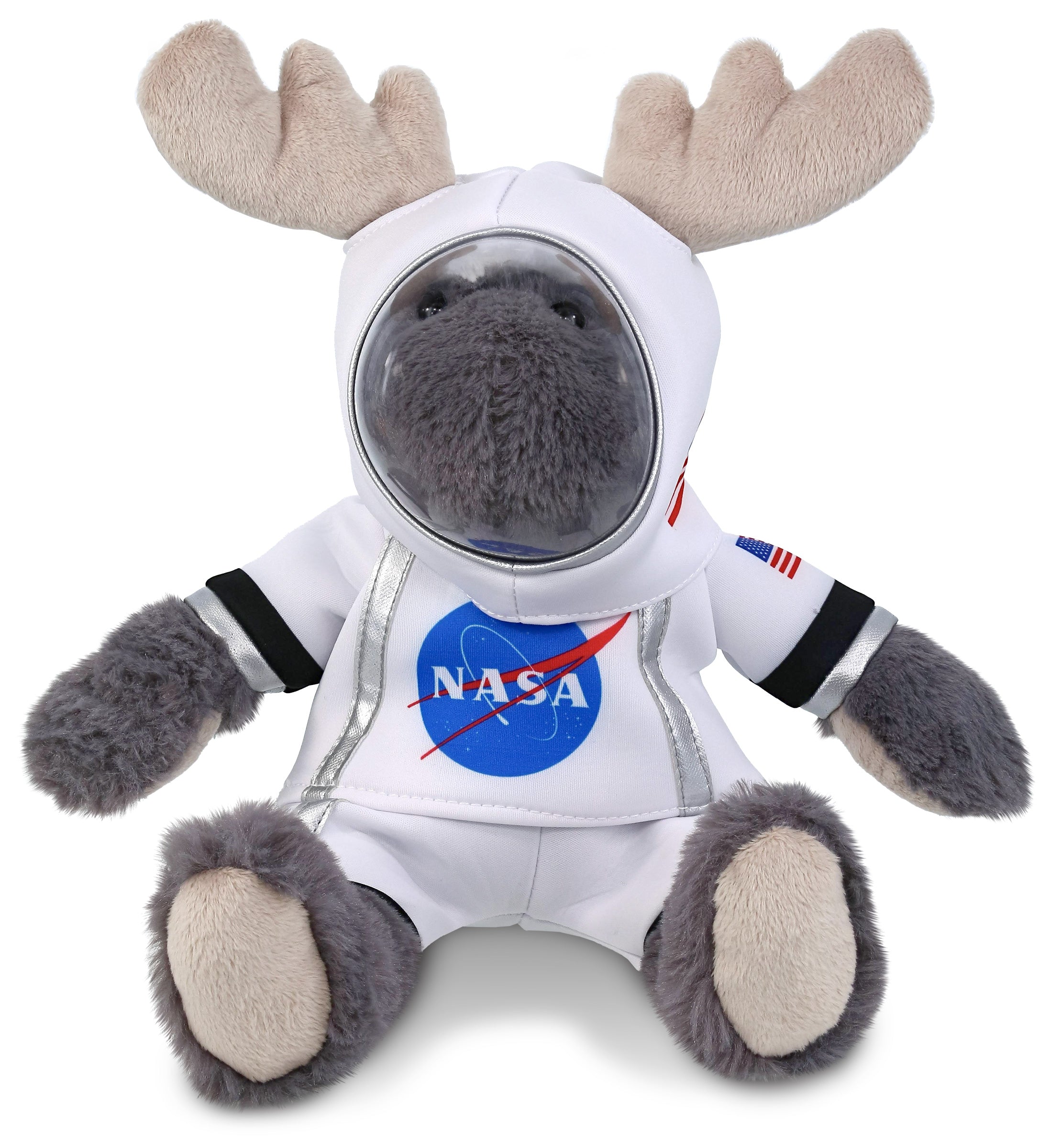 PLUSH ASTRONAUT - SUPER SOFT PLUSH WITH CLOTHES  - GREY MOOSE