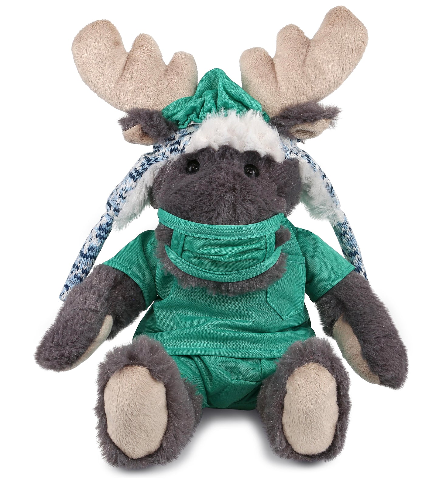 PLUSH DOCTOR - SUPER SOFT PLUSH WITH CLOTHES  - GREY MOOSE