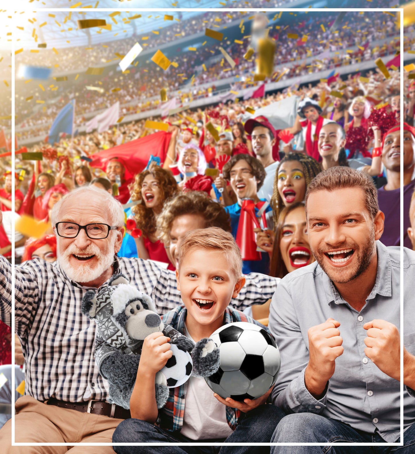 SUPER SOFT PLUSH WITH CLOTHES - BLACK BEAR WITH SOCCER PLUSH