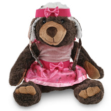 SUPER SOFT PLUSH WITH CLOTHES  - BROWN BEAR WITH BALLERINA DRESS UP