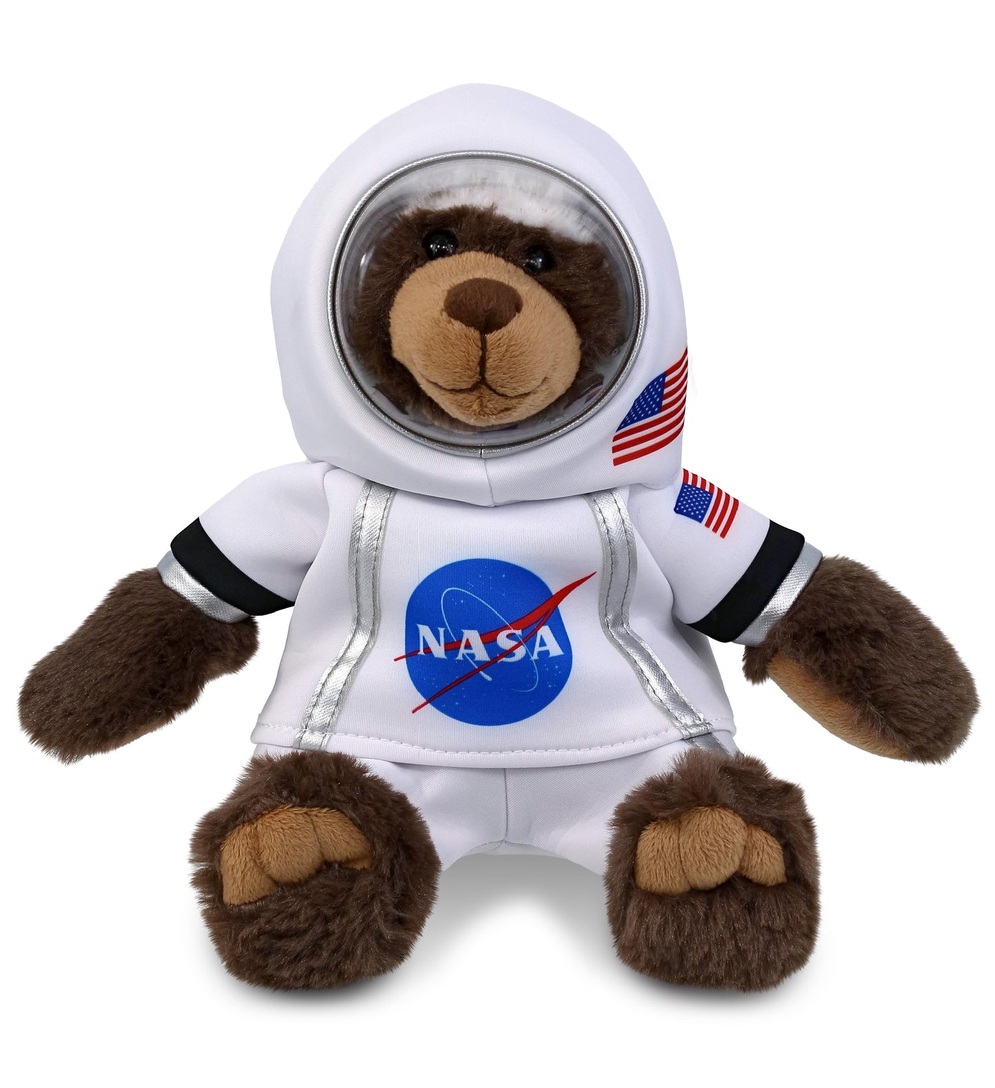 PLUSH ASTRONAUT - SUPER SOFT PLUSH WITH CLOTHES  - BROWN BEAR
