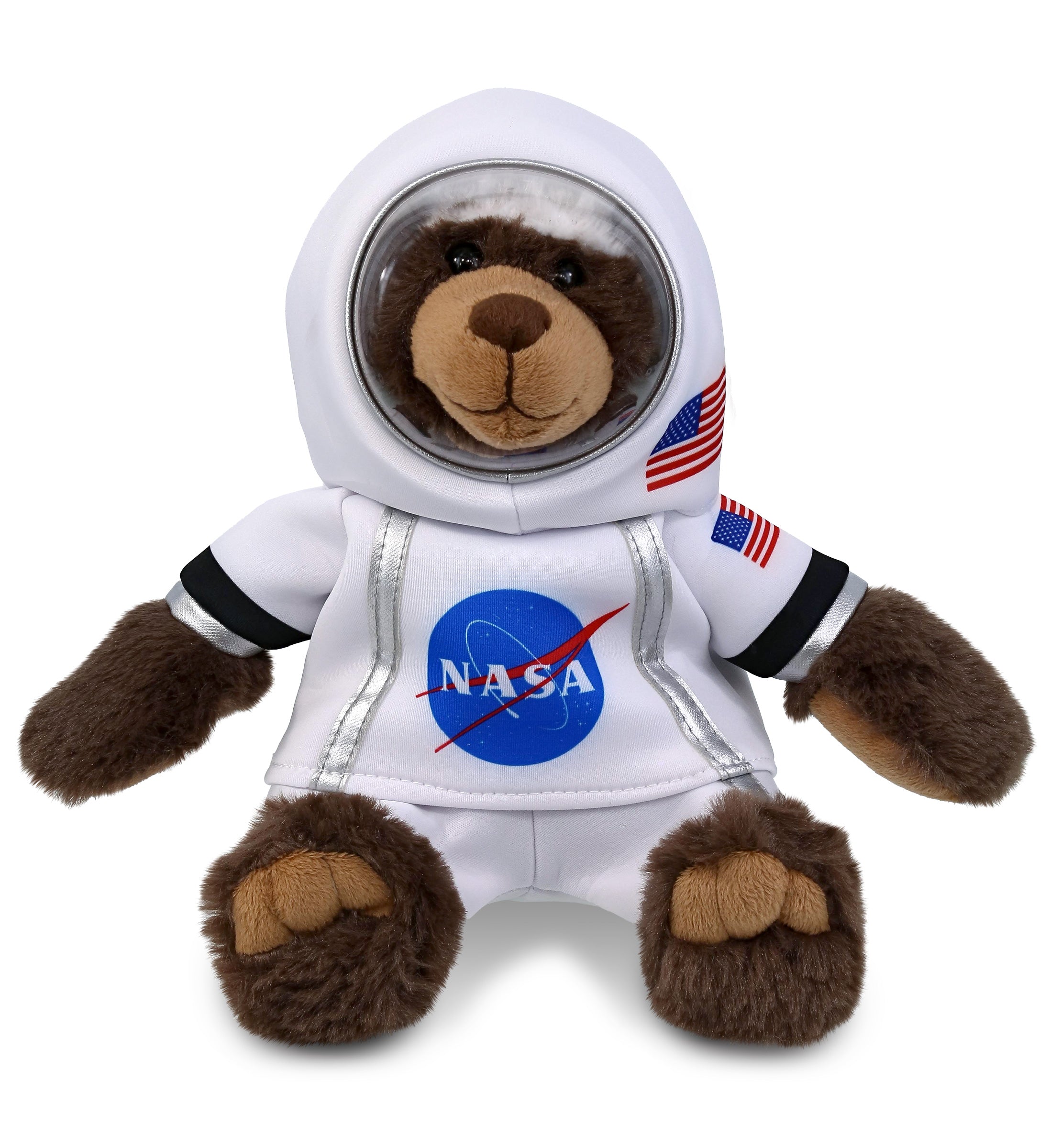 PLUSH ASTRONAUT - SUPER SOFT PLUSH WITH CLOTHES  - BROWN BEAR