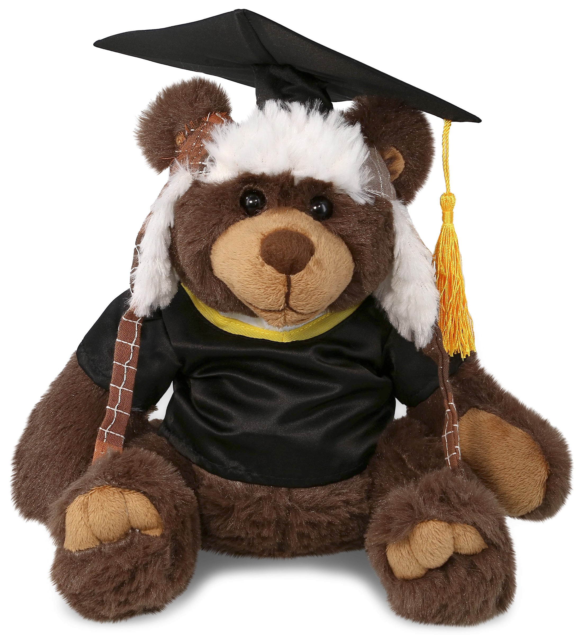 PLUSH GRADUATION - SUPER SOFT PLUSH WITH CLOTHES  - BROWN BEAR