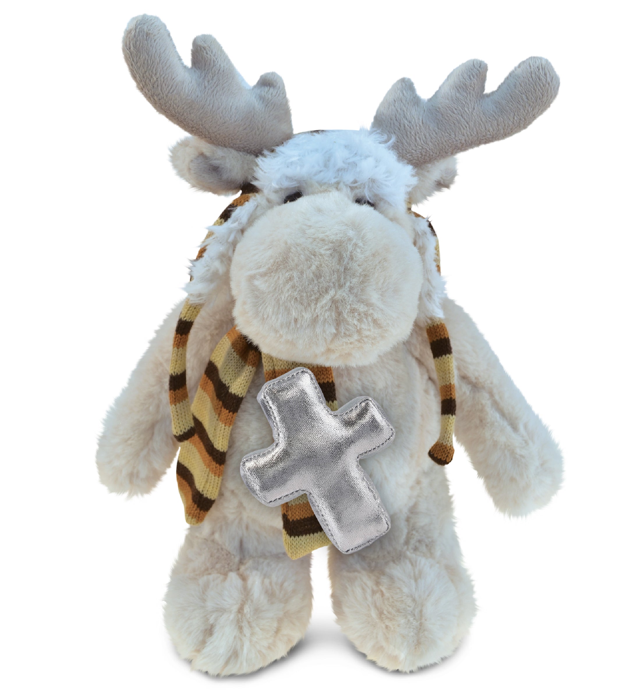 PLUSH CROSS - SUPER SOFT PLUSH WITH CLOTHES  - STANDING MOOSE