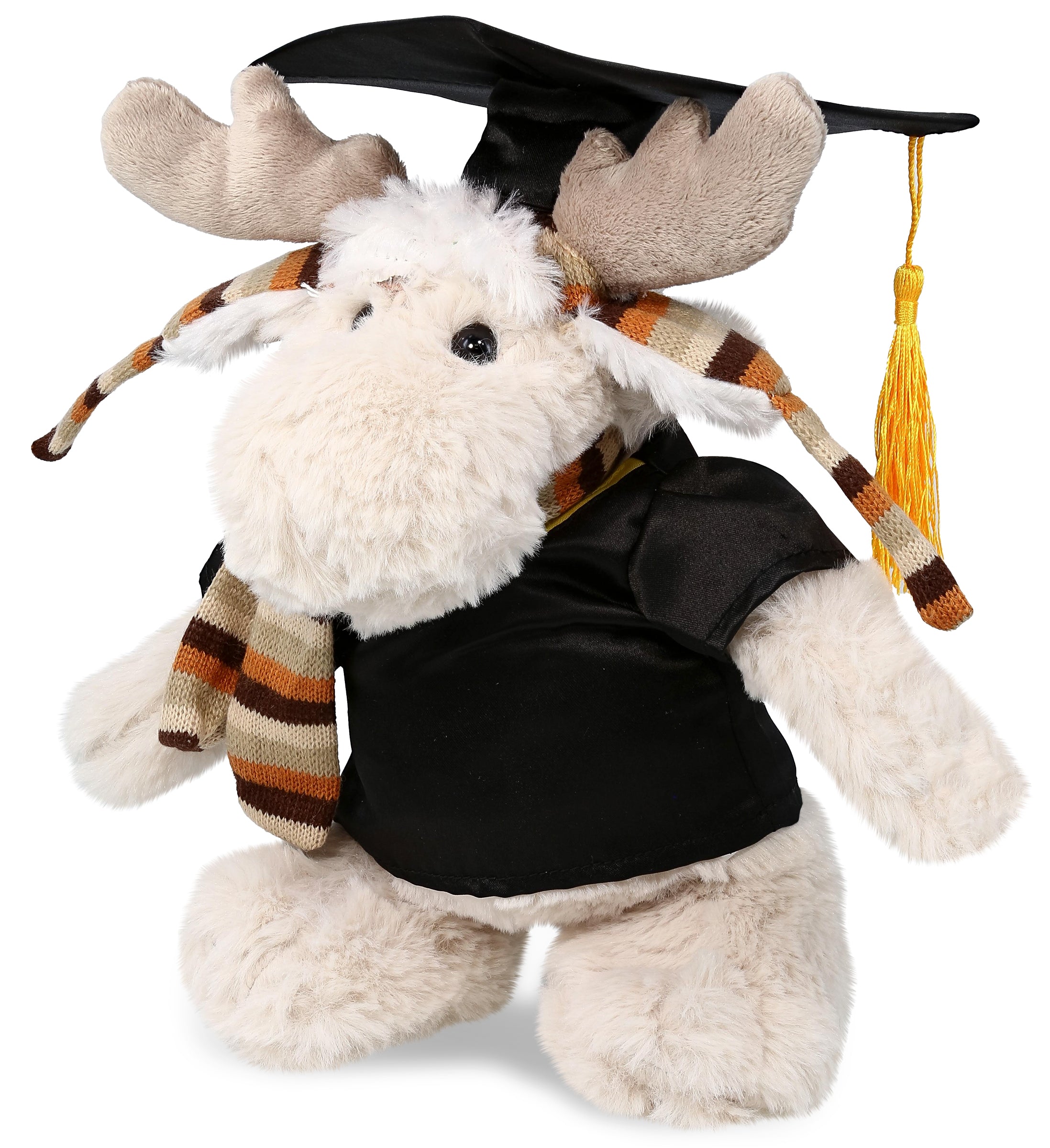 PLUSH GRADUATION - SUPER SOFT PLUSH WITH CLOTHES  - STANDING MOOSE