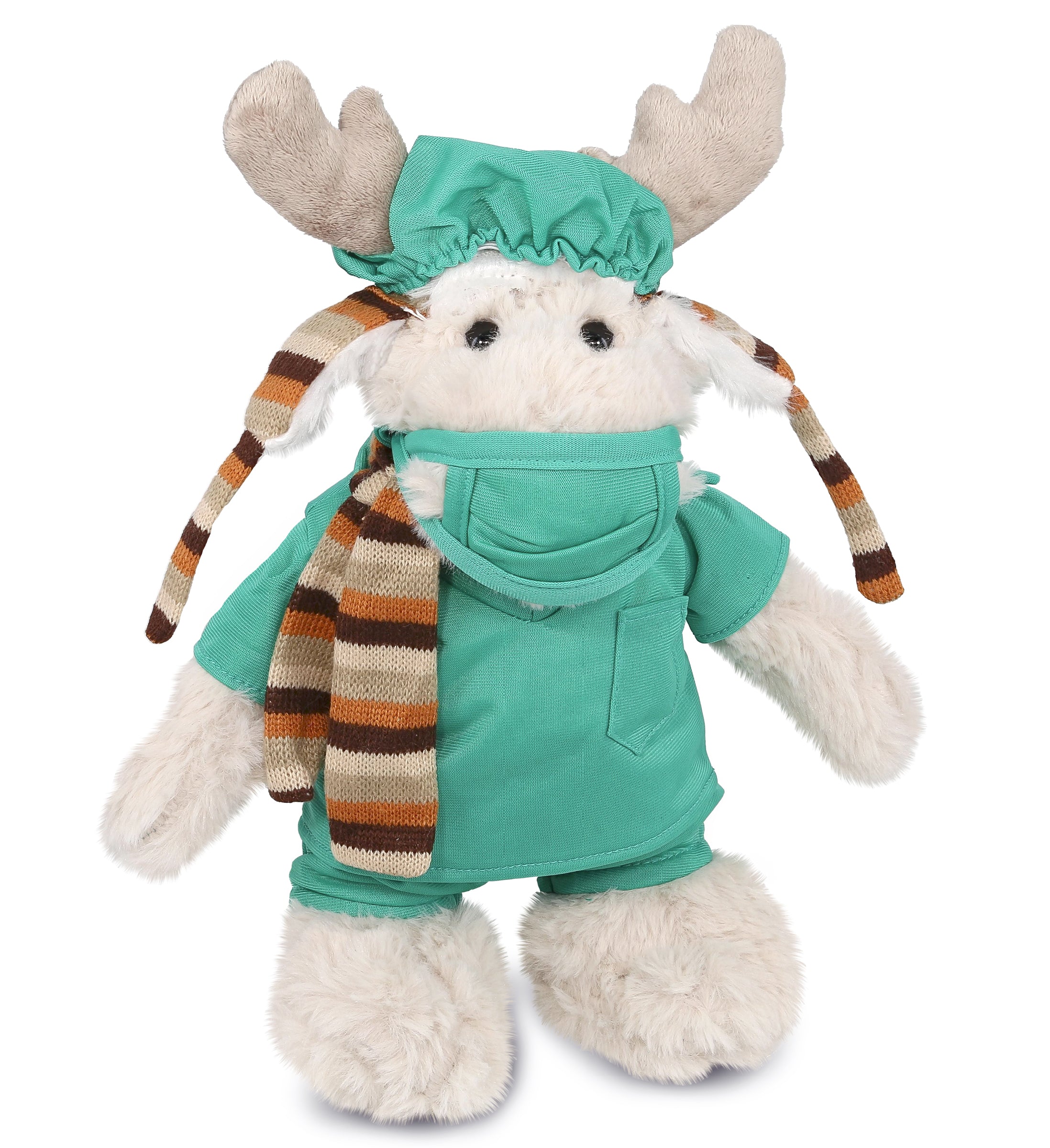 PLUSH DOCTOR - SUPER SOFT PLUSH WITH CLOTHES  - STANDING MOOSE