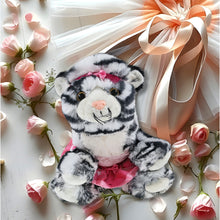SUPER-SOFT PLUSH - SQUAT WHITE TIGER 8" BALLERINA