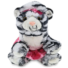 SUPER-SOFT PLUSH - SQUAT WHITE TIGER 8" BALLERINA