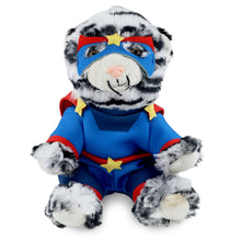SUPER-SOFT PLUSH - SQUAT WHITE TIGER 8" SUPER HERO