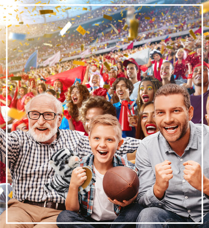SUPER-SOFT PLUSH - SQUAT WHITE TIGER 8" WITH FOOTBALL PLUSH