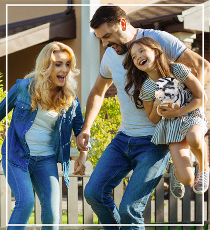 SUPER-SOFT PLUSH - SQUAT WHITE TIGER 8" WITH FOOTBALL PLUSH