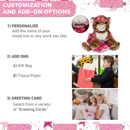 SUPER-SOFT PLUSH - SQUAT TIGER 8" BALLERINA