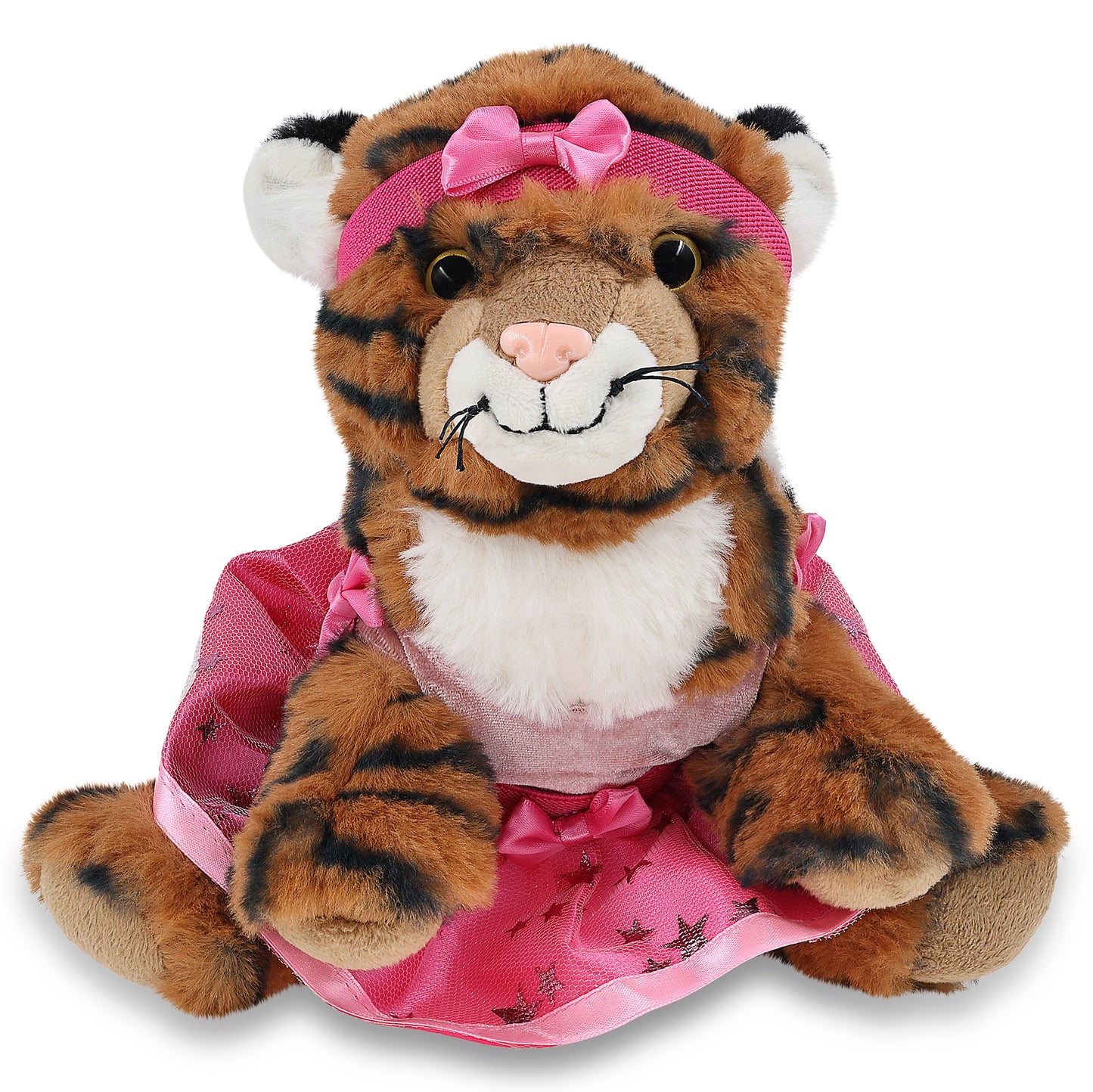 SUPER-SOFT PLUSH - SQUAT TIGER 8" BALLERINA
