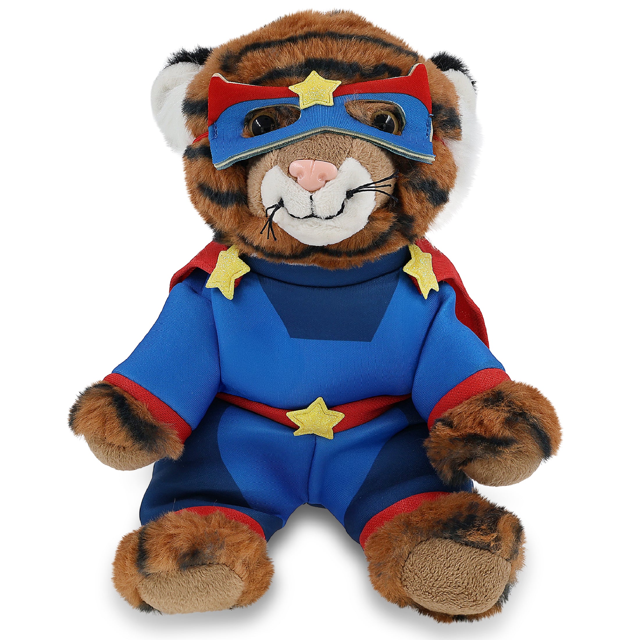 SUPER-SOFT PLUSH - SQUAT TIGER 8" SUPER HERO