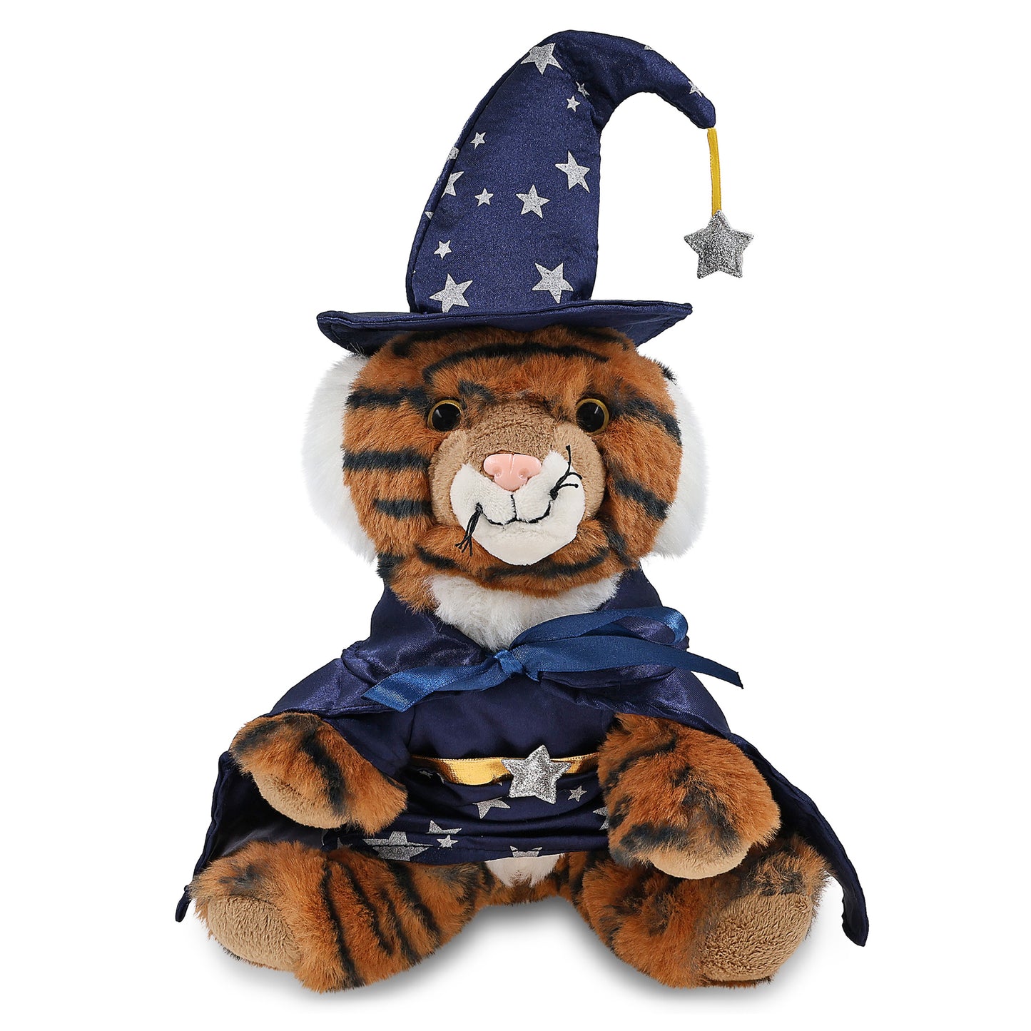 SUPER-SOFT PLUSH - SQUAT TIGER 8" WITH WIZARD DRESS UP