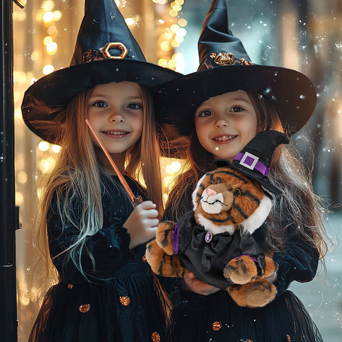 SUPER-SOFT PLUSH - SQUAT TIGER 8" WITCH