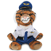 SUPER-SOFT PLUSH - SQUAT TIGER 8" WITH PILOT DRESS UP