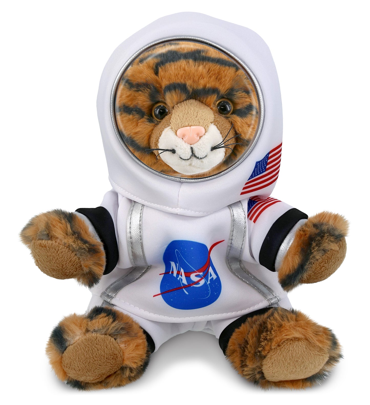 PLUSH ASTRONAUT - SUPER-SOFT PLUSH - SQUAT TIGER 8"