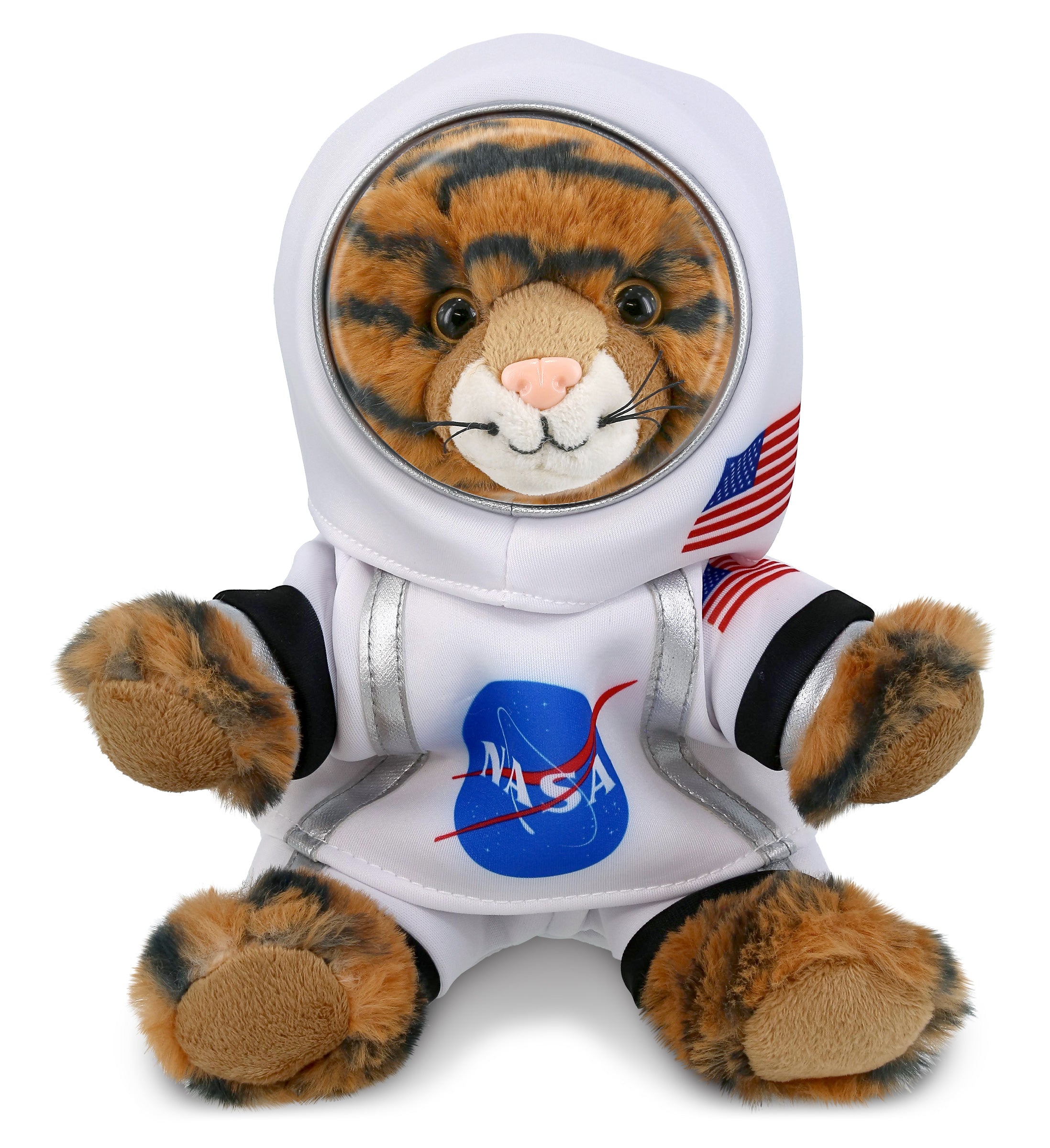 PLUSH ASTRONAUT - SUPER-SOFT PLUSH - SQUAT TIGER 8"