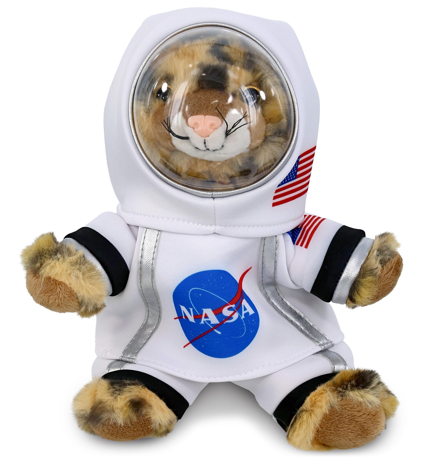 PLUSH ASTRONAUT - SUPER-SOFT PLUSH - SQUAT LEOPARD 8"